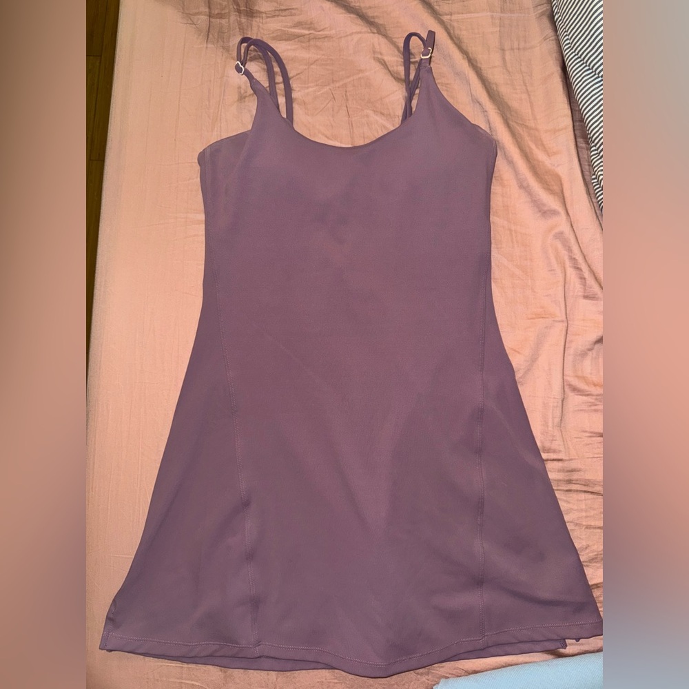 Purple Sleeveless workout dress